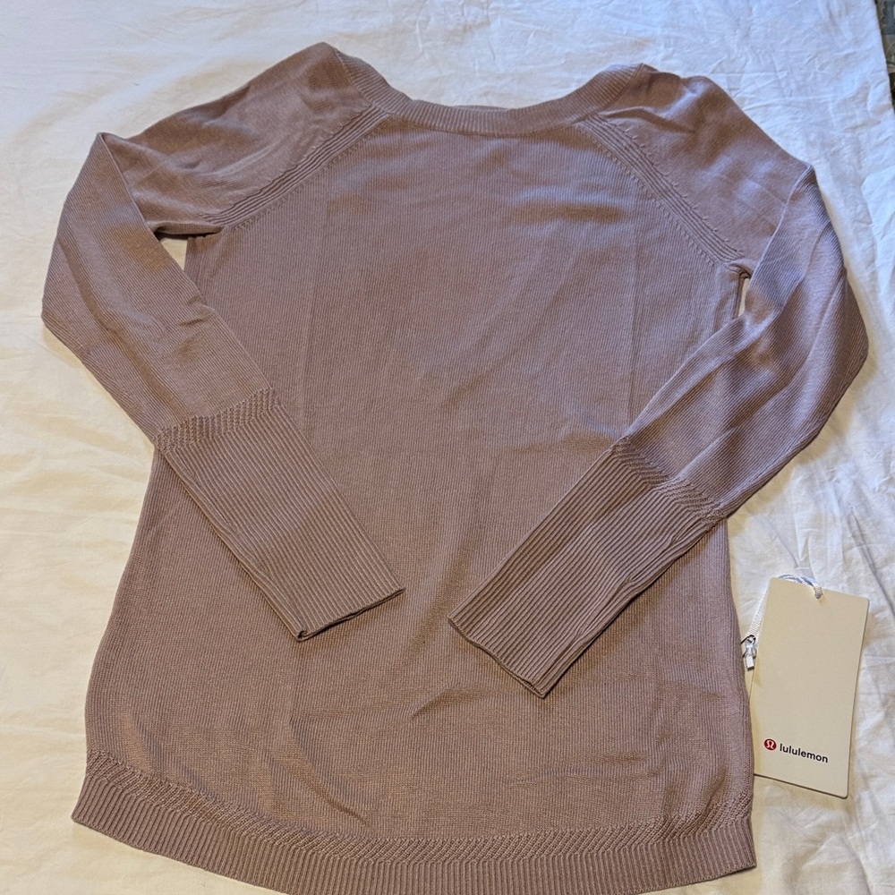 lululemon Unity Drop-back Women's Dusty Pink Sweater